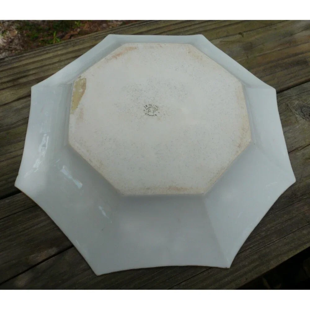 La Seynie P&P Limoges Octagonal Dish 10